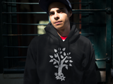 Tree Logo Hoodie Black