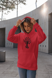 Tree Logo Hoodie Red (Black Logo)