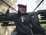 Tree Logo Hoodie Black